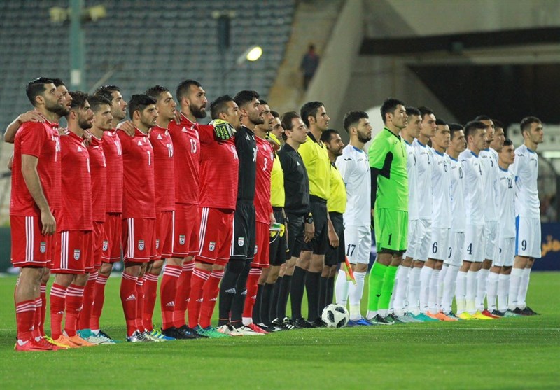 بدرقه تیم ملی ایران با پیروزی بر ازبکستان