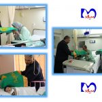 عيادت خادمين آستان عبدالعظيم حسني(ع) از بيماران بيمارستان ميلاد